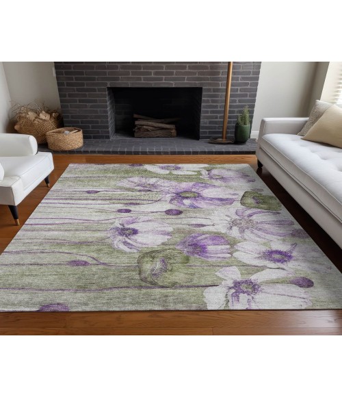 Chantille ACN712 Purple 2'6" x 3'10" Rug