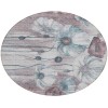Addison Chantille ACN712 Teal 8 ft. x 8 ft. Round Rug