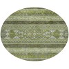 Addison Chantille ACN714 Olive 8 ft. x 8 ft. Round Rug