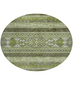 Addison Chantille ACN714 Olive 8 ft. x 8 ft. Round Rug