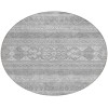 Addison Chantille ACN714 Silver 8 ft. x 8 ft. Round Rug