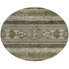 Addison Chantille ACN714 Taupe 8 ft. x 8 ft. Round Rug