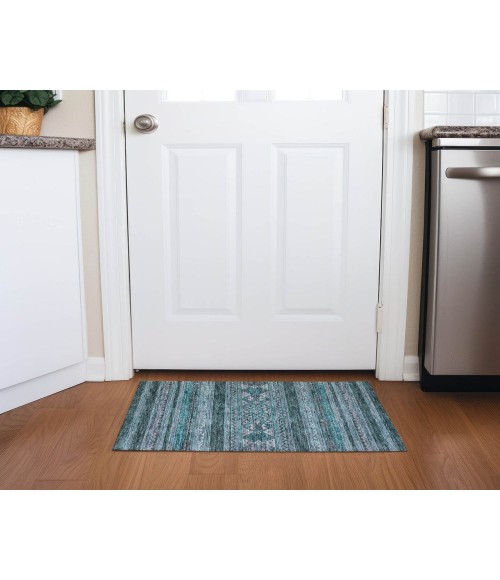 Chantille ACN714 Teal 1'8" x 2'6" Rug