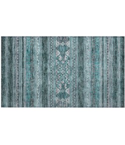 Addison Chantille ACN714 Teal 1 ft. 8 in. x 2 ft. 6 in. Rectangle Rug