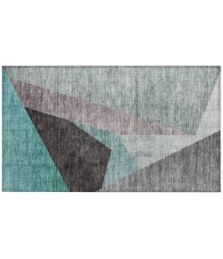 Addison Chantille ACN716 Teal 1 ft. 8 in. x 2 ft. 6 in. Rectangle Rug