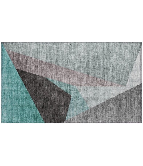 Chantille ACN716 Teal 1'8" x 2'6" Rug