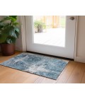 Chantille ACN719 Teal 1'8" x 2'6" Rug