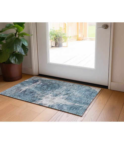 Chantille ACN719 Teal 1'8" x 2'6" Rug
