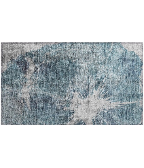 Chantille ACN719 Teal 1'8" x 2'6" Rug
