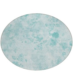 Addison Chantille ACN724 Aqua 8 ft. x 8 ft. Round Rug