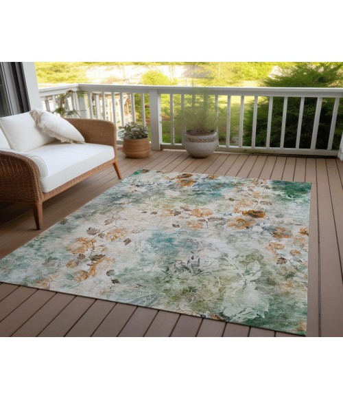 Chantille ACN724 Teal 3' x 5' Rug