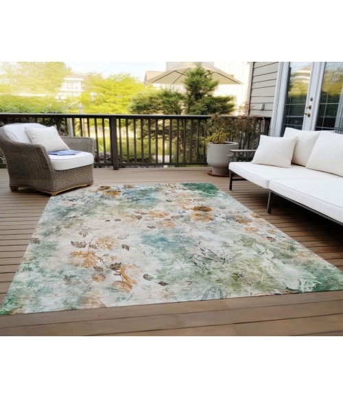 Chantille ACN724 Teal 3' x 5' Rug
