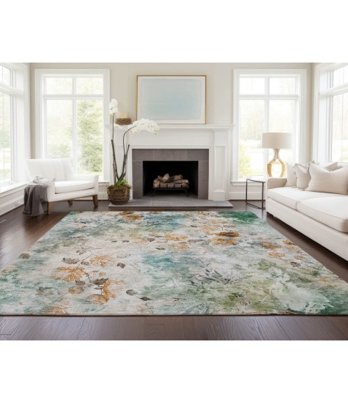 Chantille ACN724 Teal 3' x 5' Rug