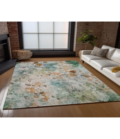 Chantille ACN724 Teal 3' x 5' Rug