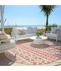 Addison Chantille ACN726-Salmon 8 ft. X 8 ft. Round Rug