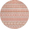 Addison Chantille ACN726-Salmon 8 ft. X 8 ft. Round Rug Addison Chantille ACN726-Salmon 8 ft. X 8 ft. Round Rug