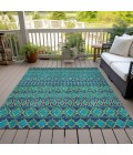 Addison Chantille Rug ACN726-Teal 10 ft. X 14 ft. Rectangle - Rugs Town Addison Chantille ACN726-Teal 10 ft. X 14 ft. Rectangle Rug