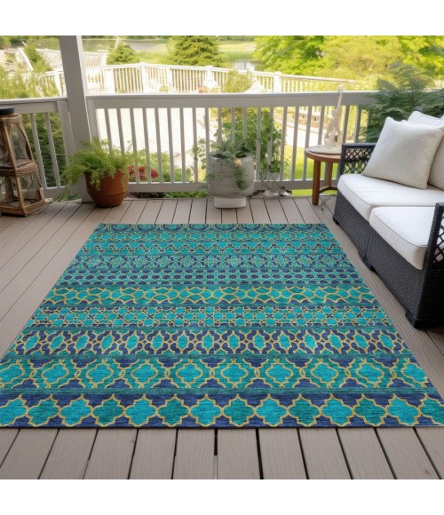 Addison Chantille Rug ACN726-Teal 10 ft. X 14 ft. Rectangle - Rugs Town Addison Chantille ACN726-Teal 10 ft. X 14 ft. Rectangle Rug