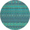 Addison Chantille ACN726-Teal 8 ft. X 8 ft. Round Rug