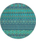 Addison Chantille Rug ACN726-Teal 8 ft. X 8 ft. Round - Rugs Town Addison Chantille ACN726-Teal 8 ft. X 8 ft. Round Rug