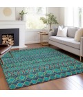 Addison Chantille Rug ACN726-Teal 10 ft. X 14 ft. Rectangle - Rugs Town Addison Chantille ACN726-Teal 10 ft. X 14 ft. Rectangle Rug