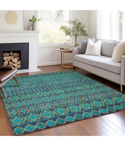 Addison Chantille Rug ACN726-Teal 10 ft. X 14 ft. Rectangle - Rugs Town Addison Chantille ACN726-Teal 10 ft. X 14 ft. Rectangle Rug