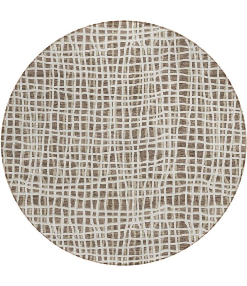 Addison Chantille ACN729-Brown 8 ft. X 8 ft. Round Rug