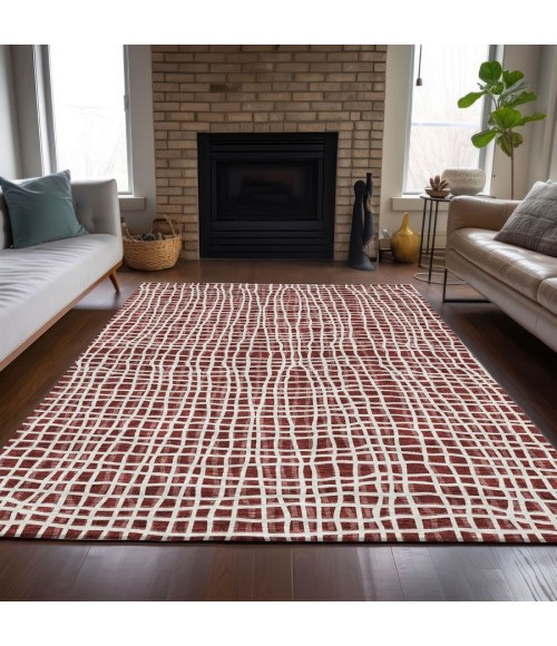 Addison Chantille Rug ACN729-Burgundy 10 ft. X 14 ft. Rectangle - Rugs Town Addison Chantille ACN729-Burgundy 10 ft. X 14 ft. Rectangle Rug