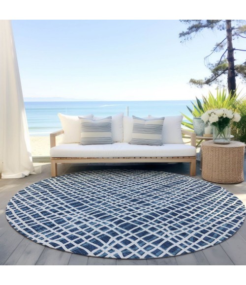 Addison Chantille ACN729-Navy 8 ft. X 8 ft. Round Rug
