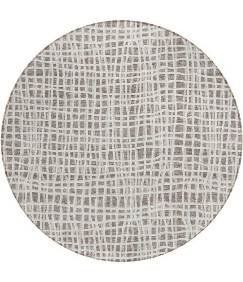 Addison Chantille ACN729-Taupe 8 ft. X 8 ft. Round Rug