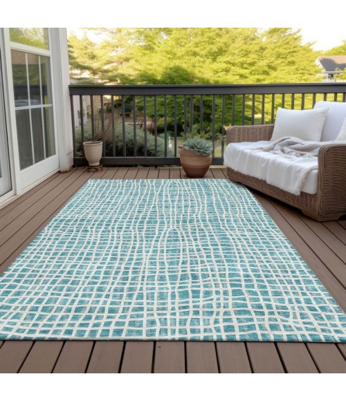 Addison Chantille Rug ACN729-Teal 10 ft. X 14 ft. Rectangle - Rugs Town Addison Chantille ACN729-Teal 10 ft. X 14 ft. Rectangle Rug