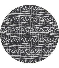 Addison Chantille ACN730-Black 8 ft. X 8 ft. Round Rug