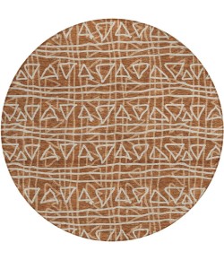 Addison Chantille ACN730-Terracotta 8 ft. X 8 ft. Round Rug