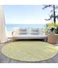 Addison Chantille ACN730-Yellow 8 ft. X 8 ft. Round Rug