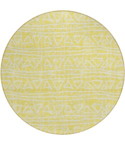 Addison Chantille ACN730-Yellow 8 ft. X 8 ft. Round Rug