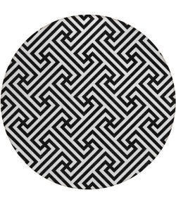 Addison Chantille ACN731-Black 8 ft. X 8 ft. Round Rug