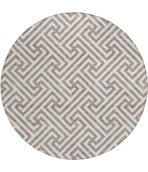 Addison Chantille ACN731-Taupe 8 ft. X 8 ft. Round Rug