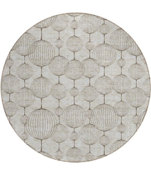 Addison Chantille ACN732-Beige 8 ft. X 8 ft. Round Rug