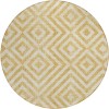 Addison Chantille ACN733-Gold 8 ft. X 8 ft. Round Rug