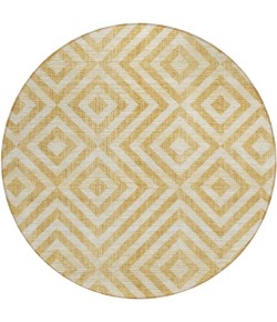 Addison Chantille ACN733-Gold 8 ft. X 8 ft. Round Rug