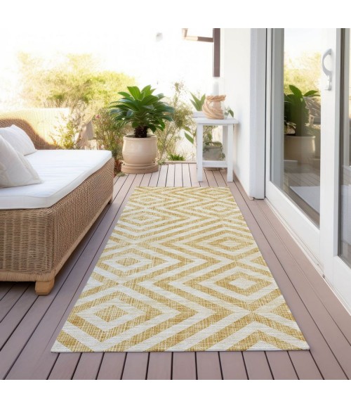 Addison Chantille ACN733-Gold 2 ft. 3 in. X 7 ft. 6 in. Rectangle Rug