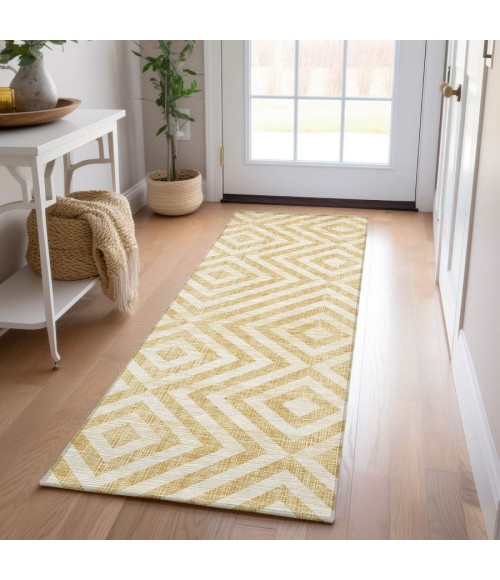 Addison Chantille ACN733-Gold 2 ft. 3 in. X 7 ft. 6 in. Rectangle Rug