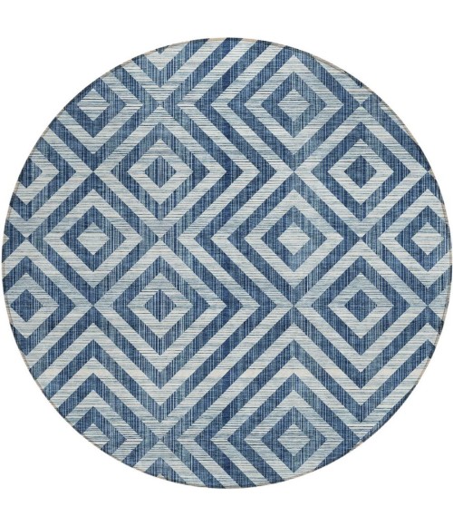 Addison Chantille ACN733-Navy 8 ft. X 8 ft. Round Rug