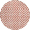 Addison Chantille ACN733-Salmon 8 ft. X 8 ft. Round Rug
