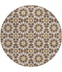 Addison Chantille ACN734-Chocolate 8 ft. X 8 ft. Round Rug