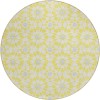 Addison Chantille ACN734-Yellow 8 ft. X 8 ft. Round Rug