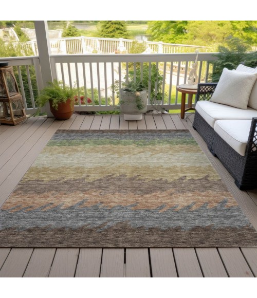 Addison Chantille ACN736-Chocolate 8 ft. X 10 ft. Rectangle Rug