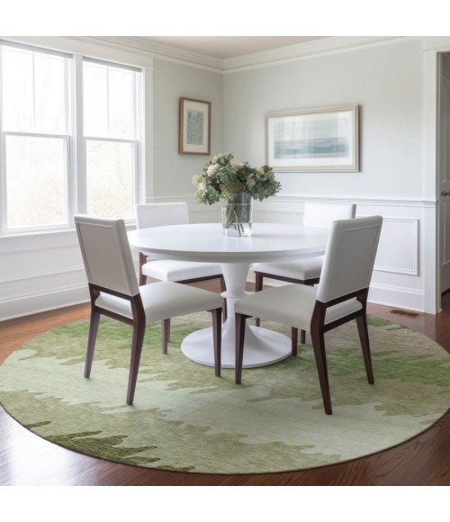 Addison Chantille ACN736-Green 8 ft. X 8 ft. Round Rug