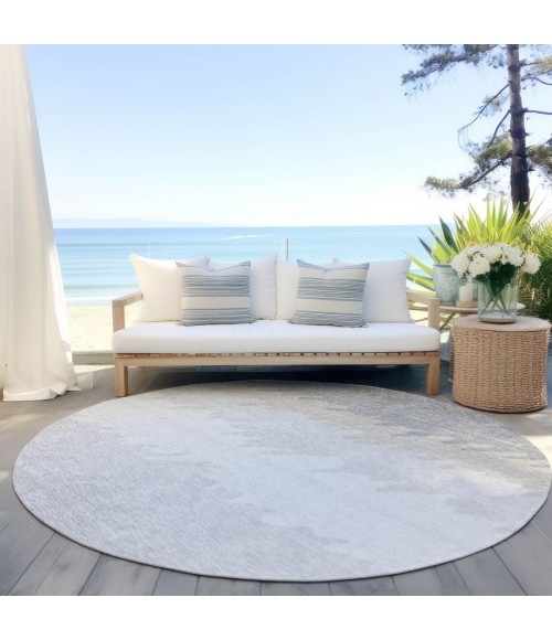 Addison Chantille ACN736-Silver 8 ft. X 8 ft. Round Rug