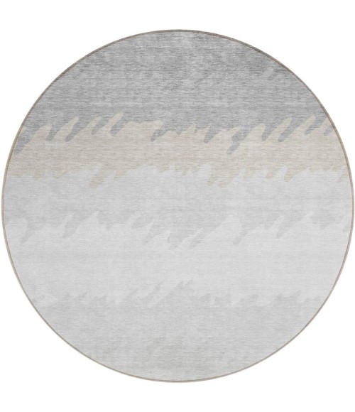 Addison Chantille ACN736-Silver 8 ft. X 8 ft. Round Rug